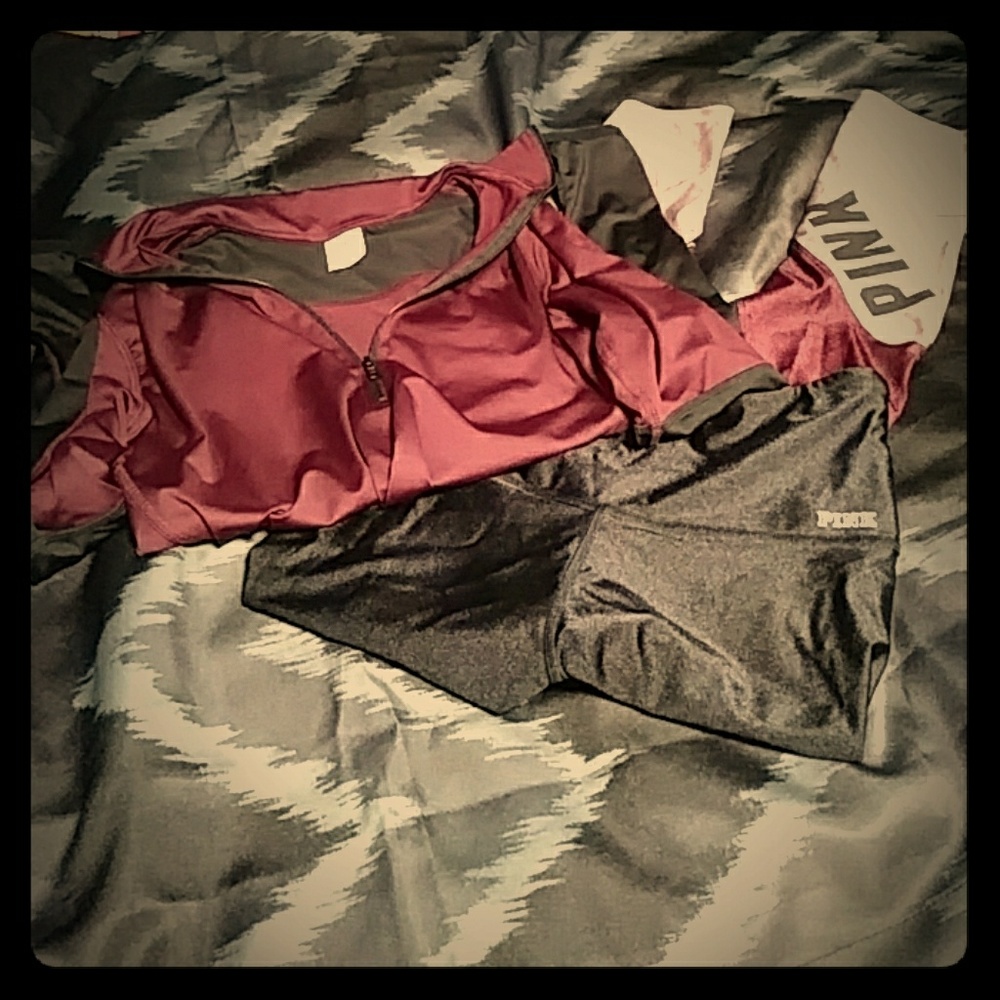 Victoria's Secret Pink workout type outfit
